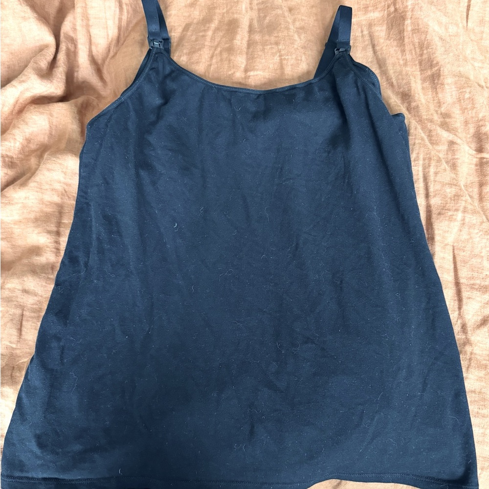 Black nursing/Maternity Tank